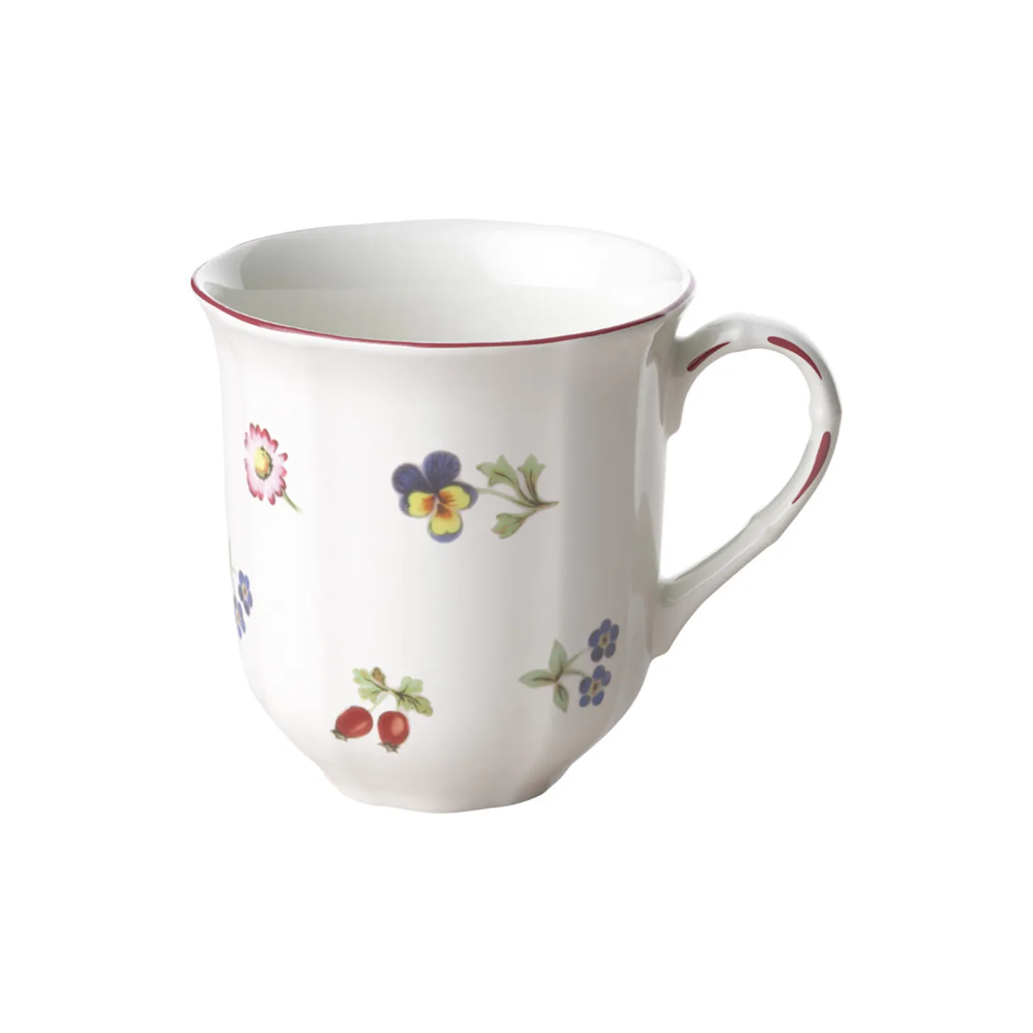 Petite Fleur krus, hvit