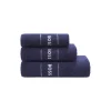 Plain badematte, navy