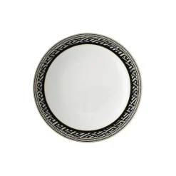 Plate 22 cm deep, signature black
