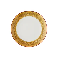 Plate 28 cm, golden coin