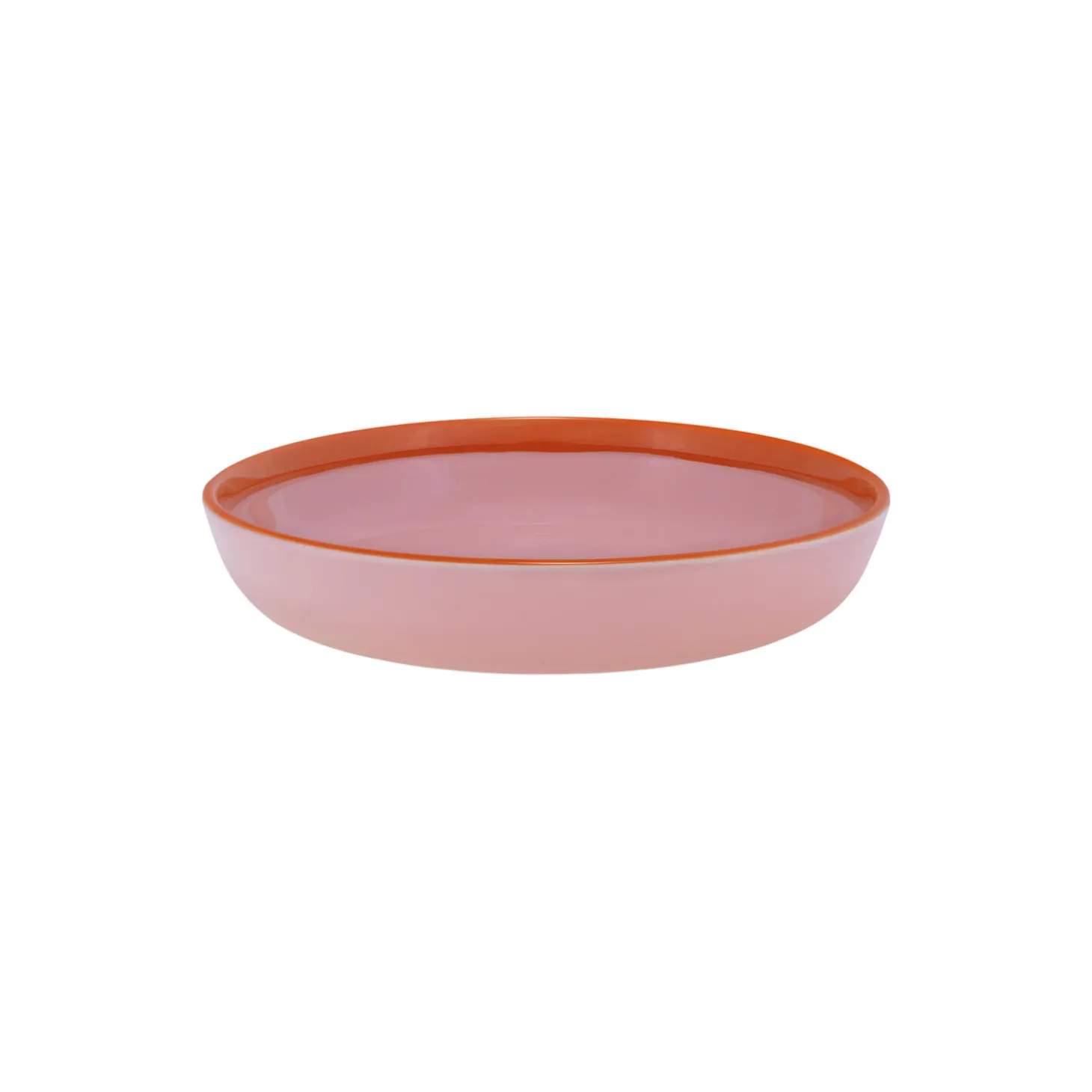 Play tallerken Ø 22 cm, rosa/oransje