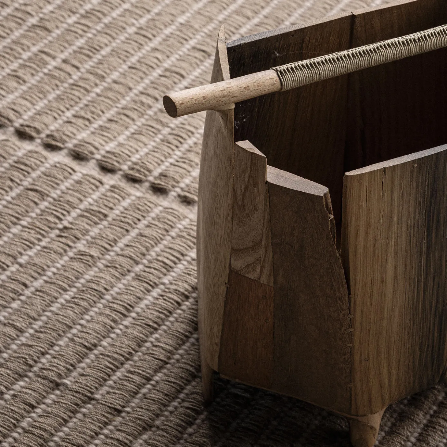 Poetic Grid gulvteppe, beige