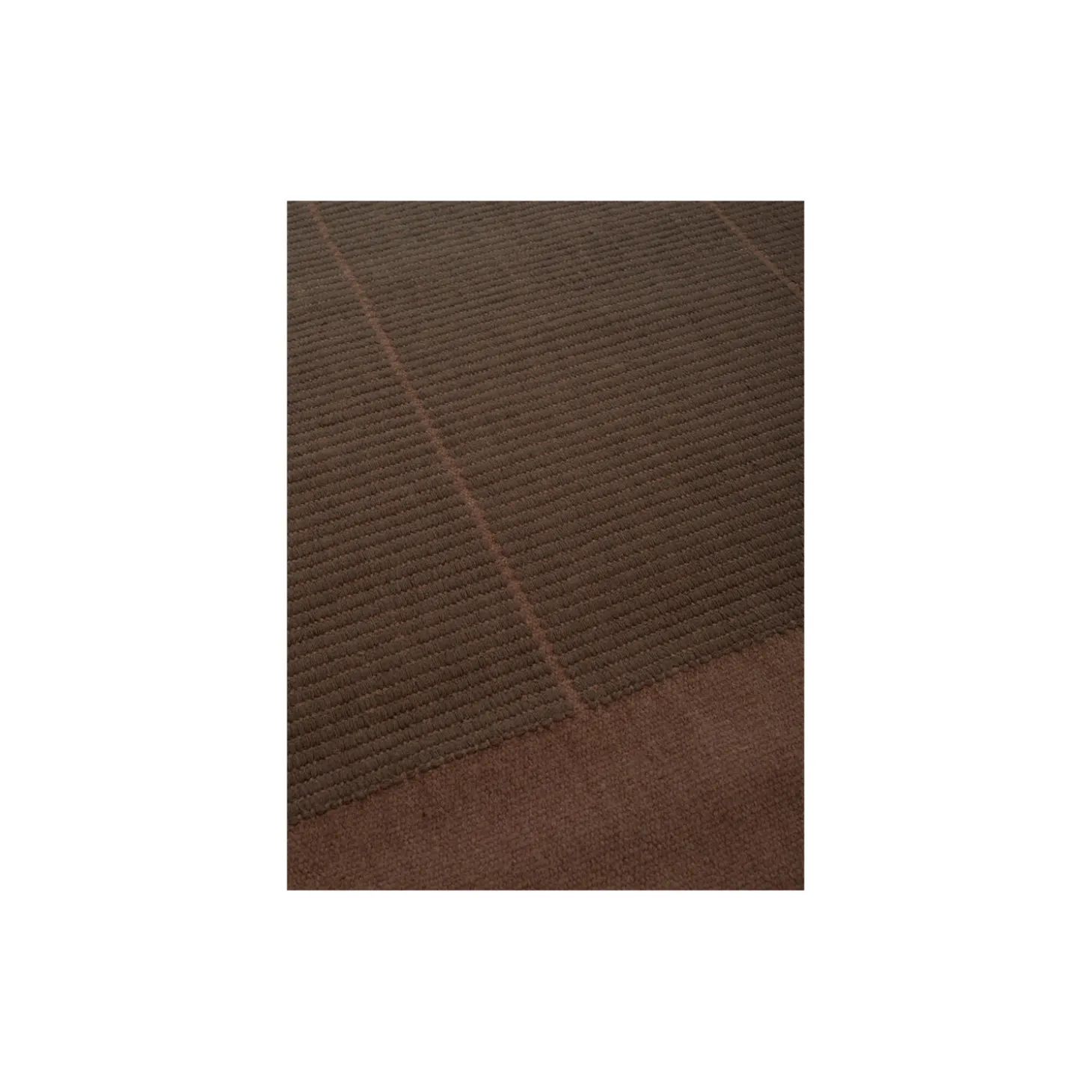 Poetic Grid gulvteppe, umber