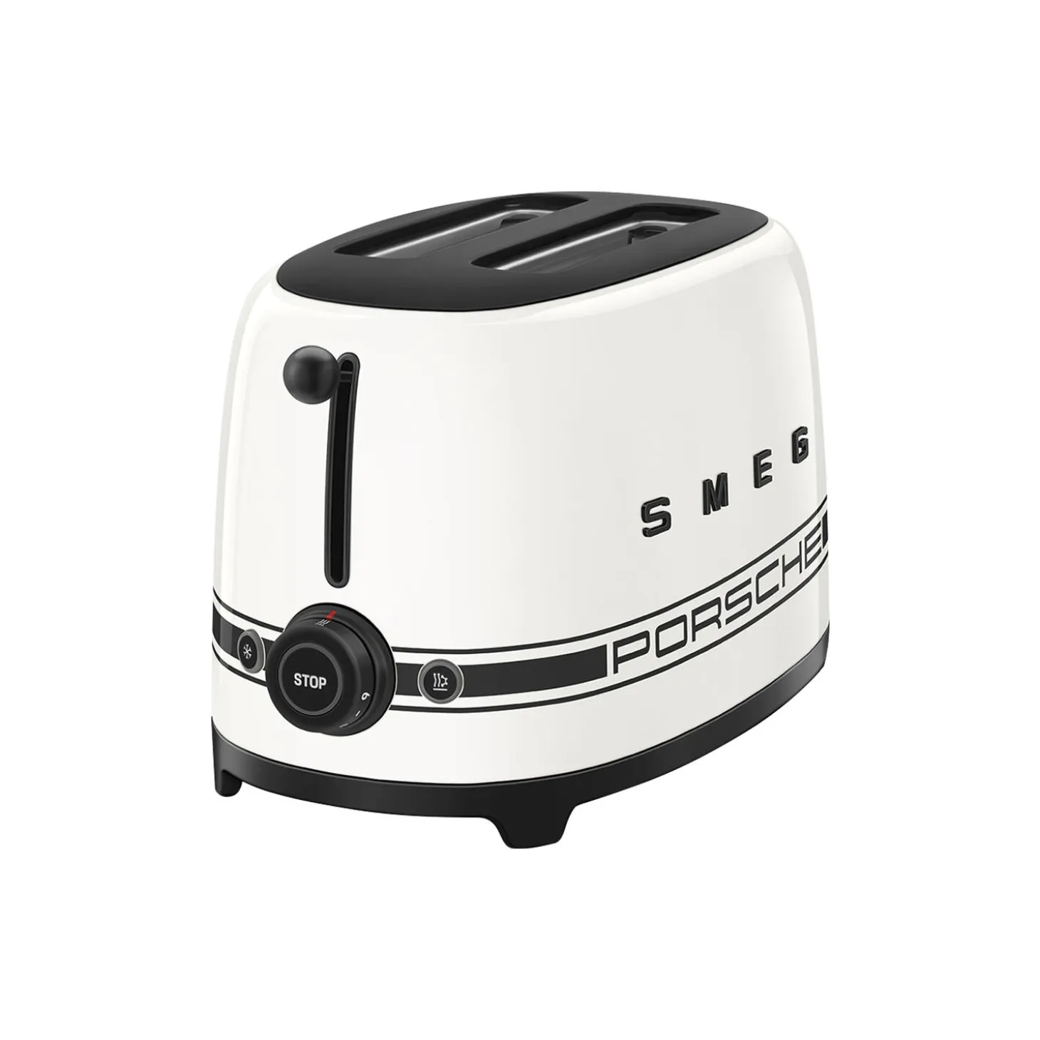 Porsche x Smeg Brødrister 2 skiver, carrara white