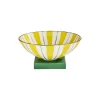 Portofino skål, yellow/green