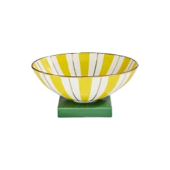 Portofino skål, yellow/green