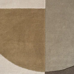 Radiality gulvteppe, olive