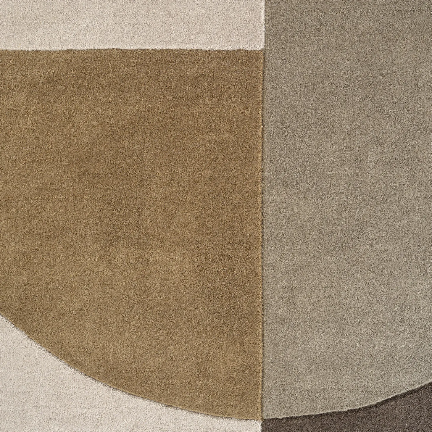 Radiality gulvteppe, olive