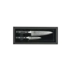 Ran kokkekniv og universalkniv, rustfritt stål/micarta