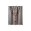 Rensdyr pledd - kort ull, brun/beige
