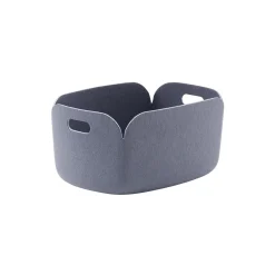 Restore oppbevaringskurv, blue-grey