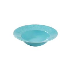 Rhombe Color dyp tallerken Ø 24.5 cm, turkis