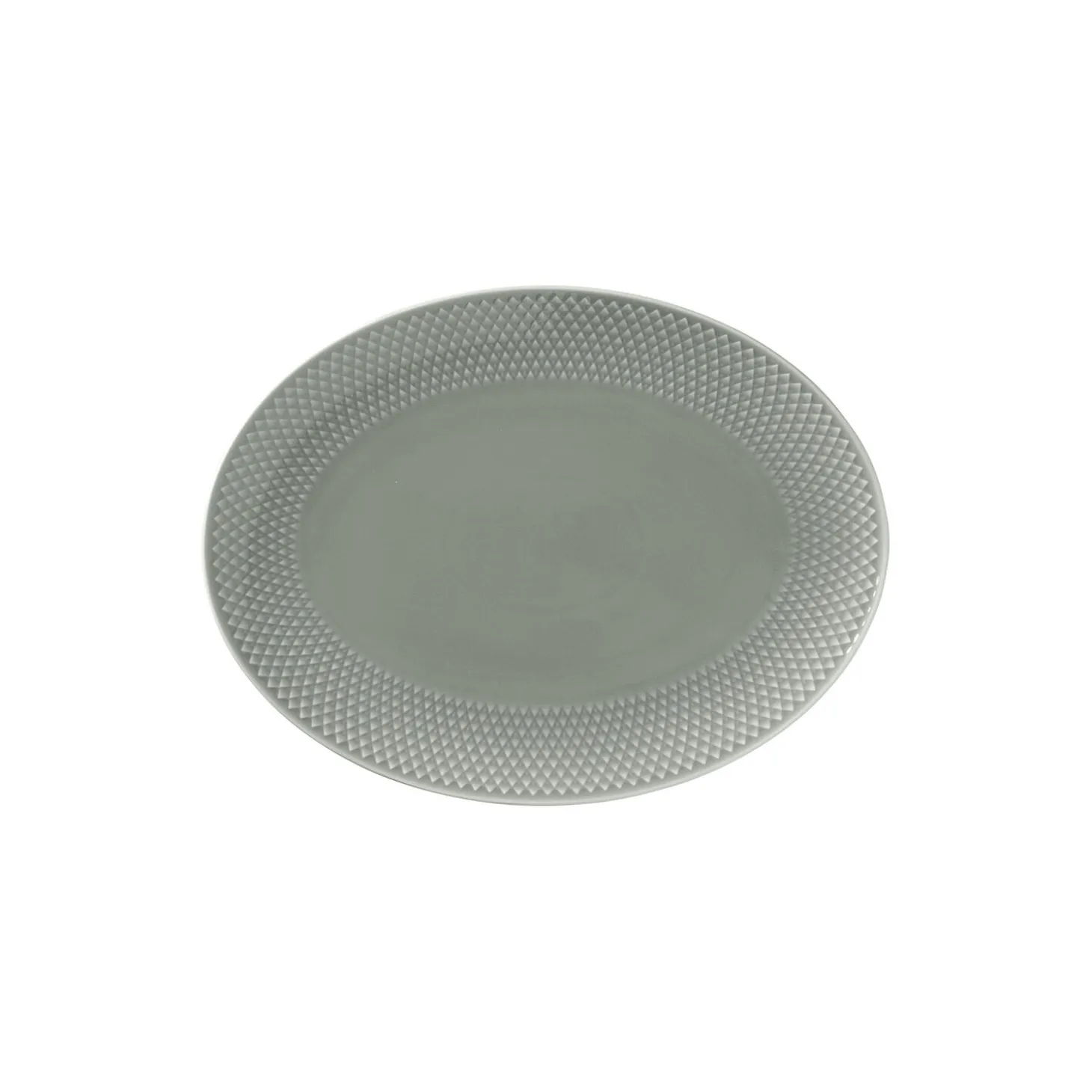Rhombe Earth Oval serveringsfat, moss