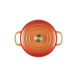 Rund støåejern Jubileumsgryte Ø 24 cm, flamme dorée