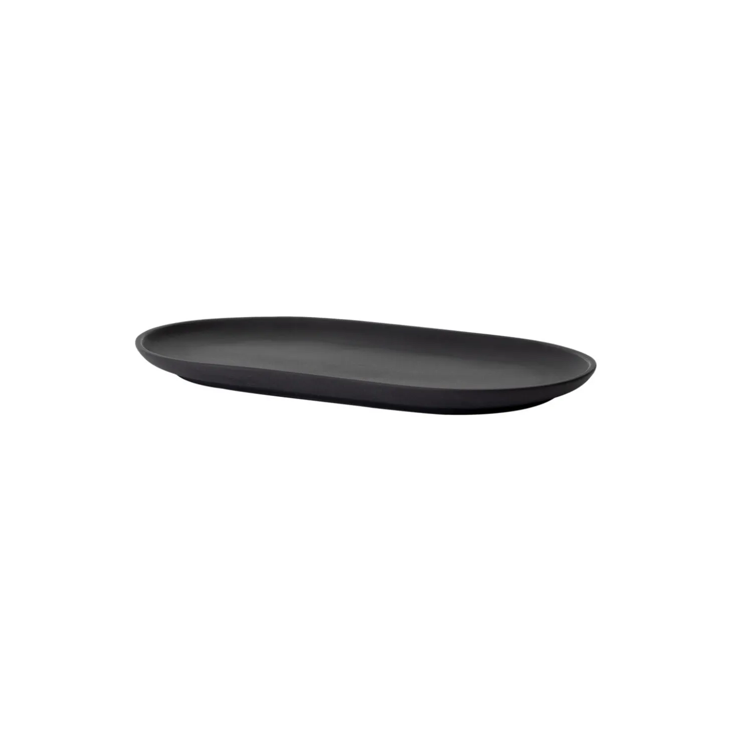 Sand Secrets Oval Plate, black clay