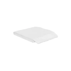 Sateng laken overmadrass 200x90, white
