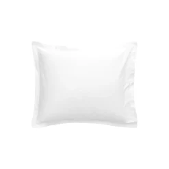 Satin putetrekk, white