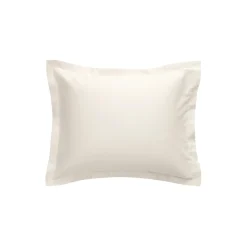 Satin putetrekk, white sand