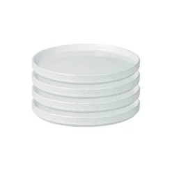 Servicen C Tallerken 25 cm 4-pk, hvit