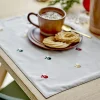 Servietter Christmas Hearts Embroidery 2-pak, rød