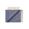 Sevilla pledd, deep ocean blue 5269