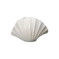 Shell vase, hvit