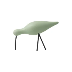 Shorebird large, dusty green
