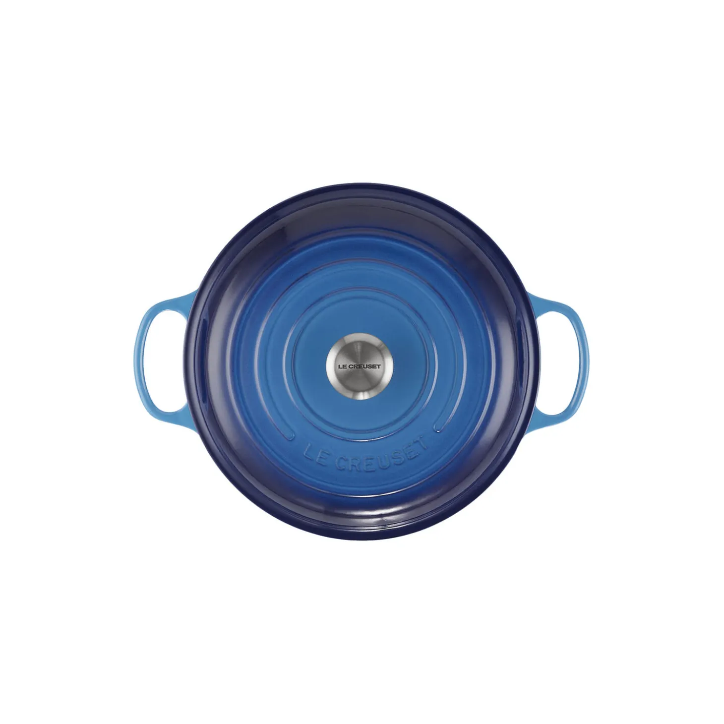 Signature støpejern buffetgryte 30 cm, azure blue