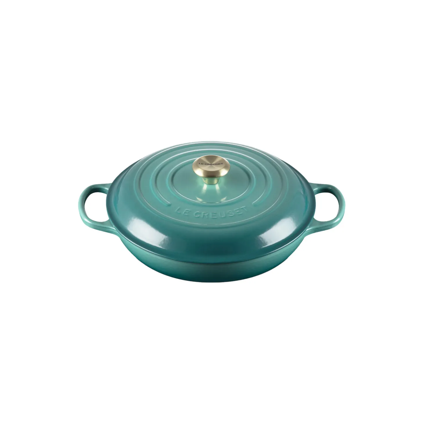 Signature støpejern buffetgryte 30 cm, bleu riviera