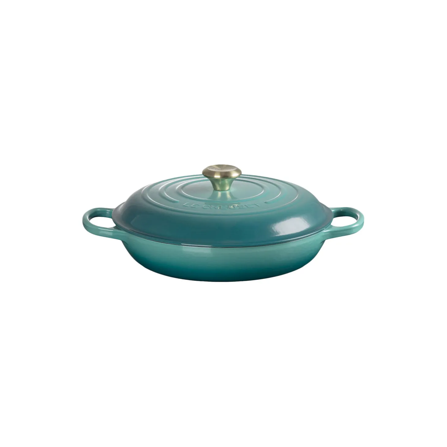 Signature støpejern buffetgryte 30 cm, bleu riviera