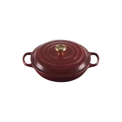 Signature støpejern buffetgryte 30 cm, garnet