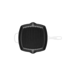 Signature støpejern kvadratisk grillpanne 26 cm, white