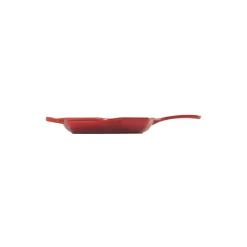 Signature støpejern kvadratisk grillpanne 26 cm, cerise