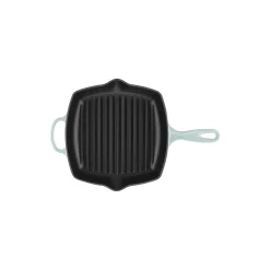 Signature støpejern kvadratisk grillpanne 26 cm, sea salt