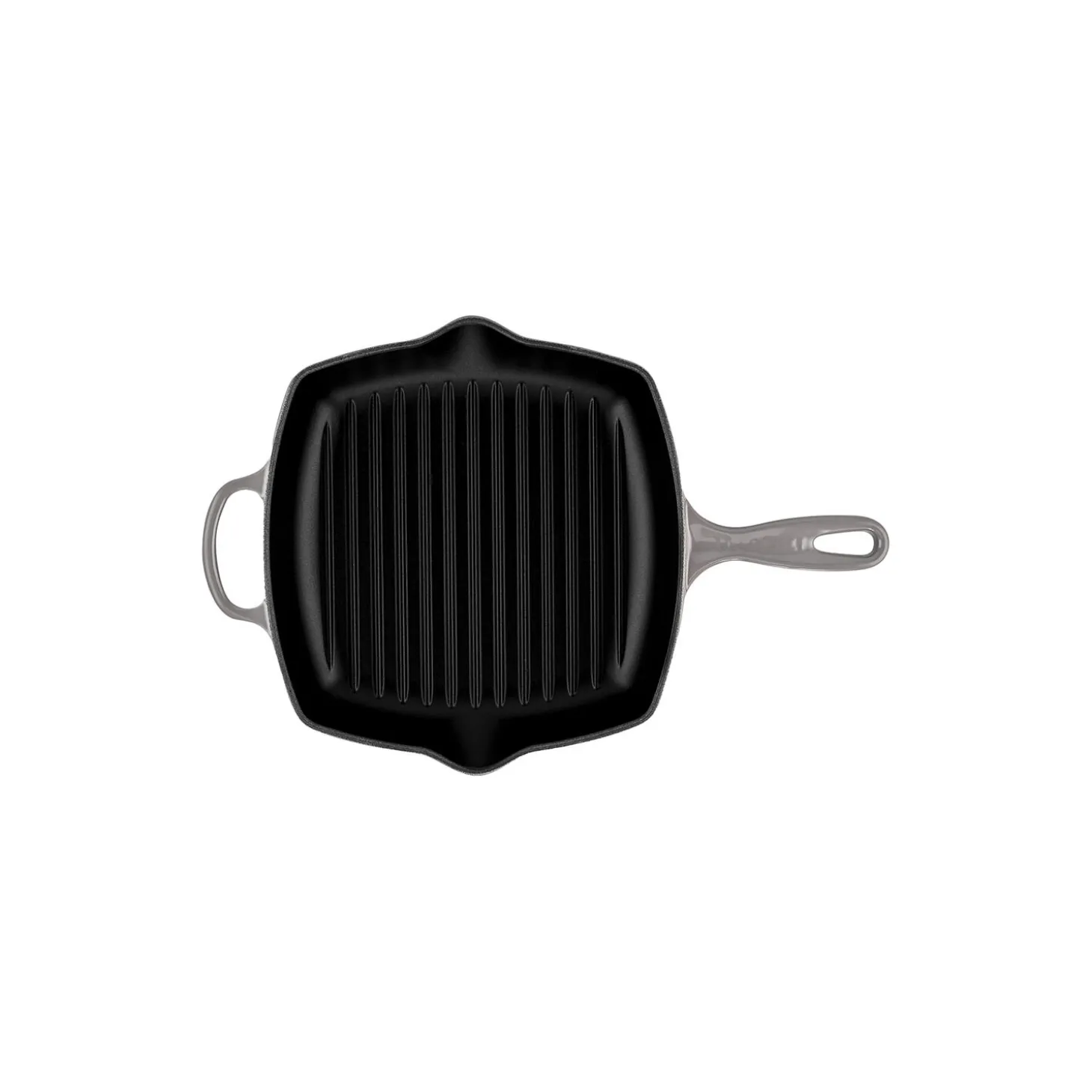 Signature støpejern kvadratisk grillpanne 26 cm, flint