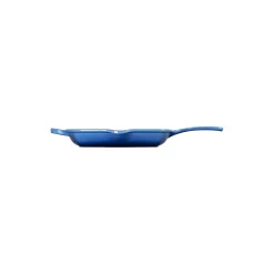 Signature støpejern kvadratisk grillpanne 26 cm, azure