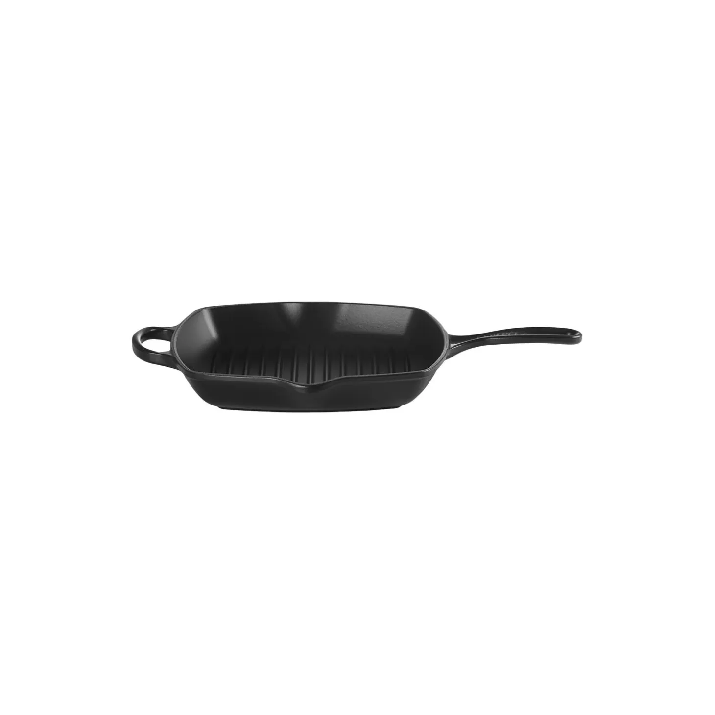 Signature støpejern kvadratisk grillpanne 26 cm, matte black
