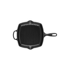 Signature støpejern kvadratisk grillpanne 26 cm, matte black
