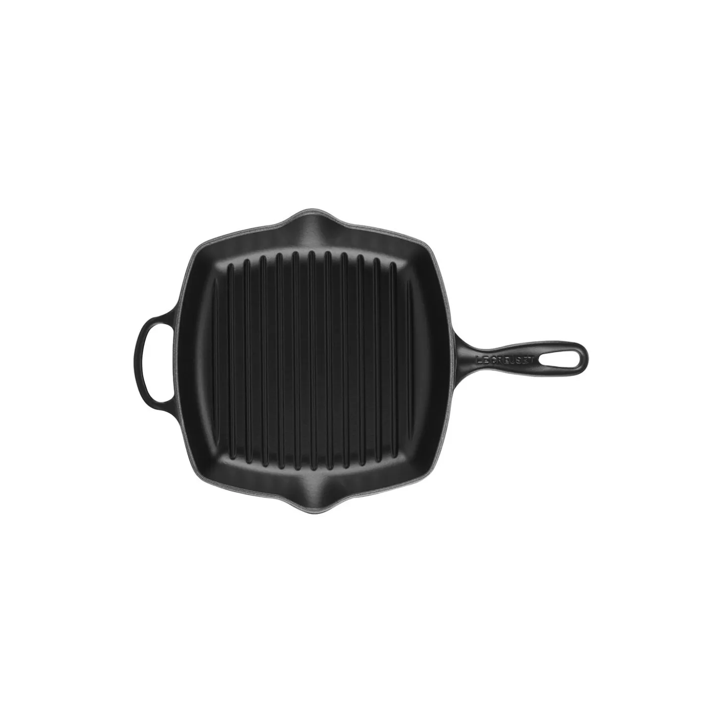 Signature støpejern kvadratisk grillpanne 26 cm, matte black