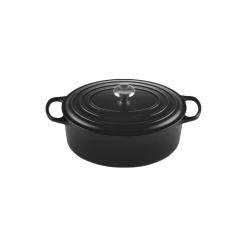 Signature støpejern oval gryte Ø 31 cm, matte black