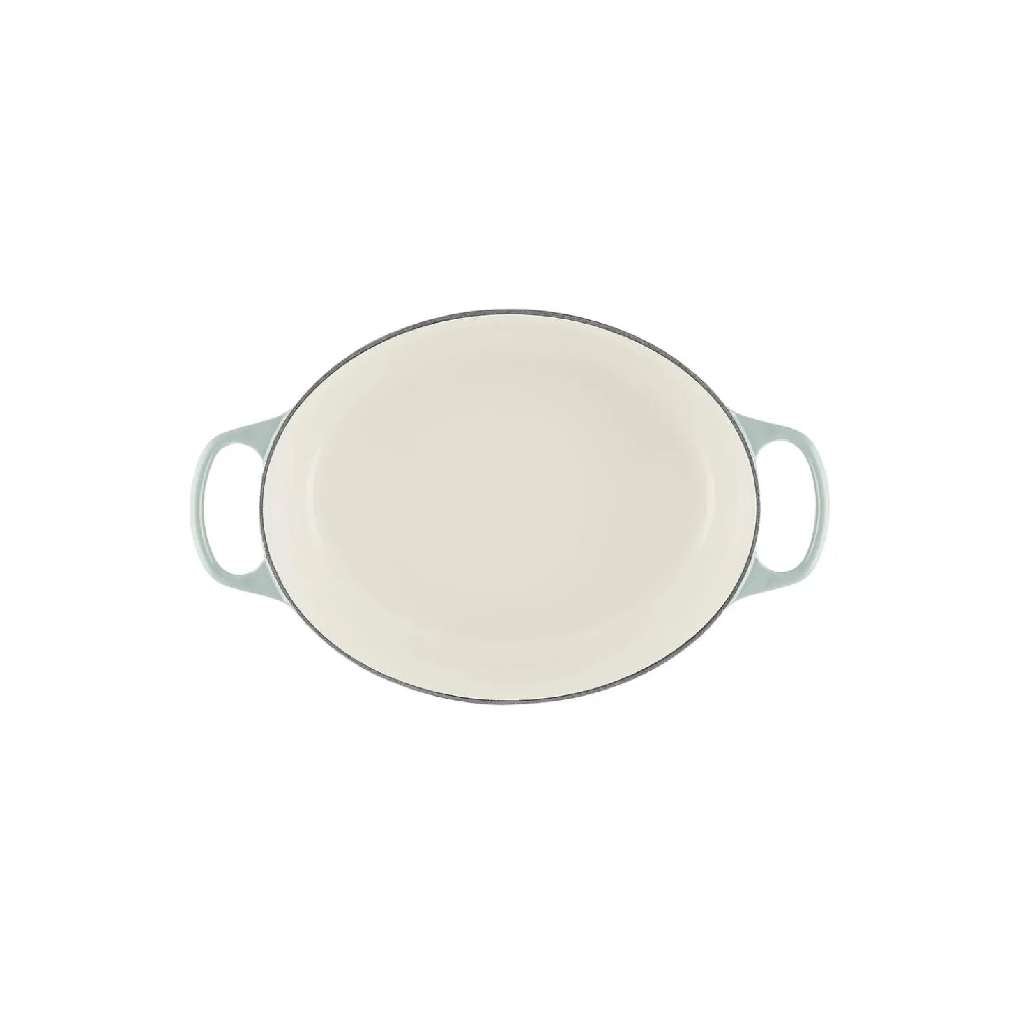 Signature støpejern oval gryte Ø 31 cm, sea salt
