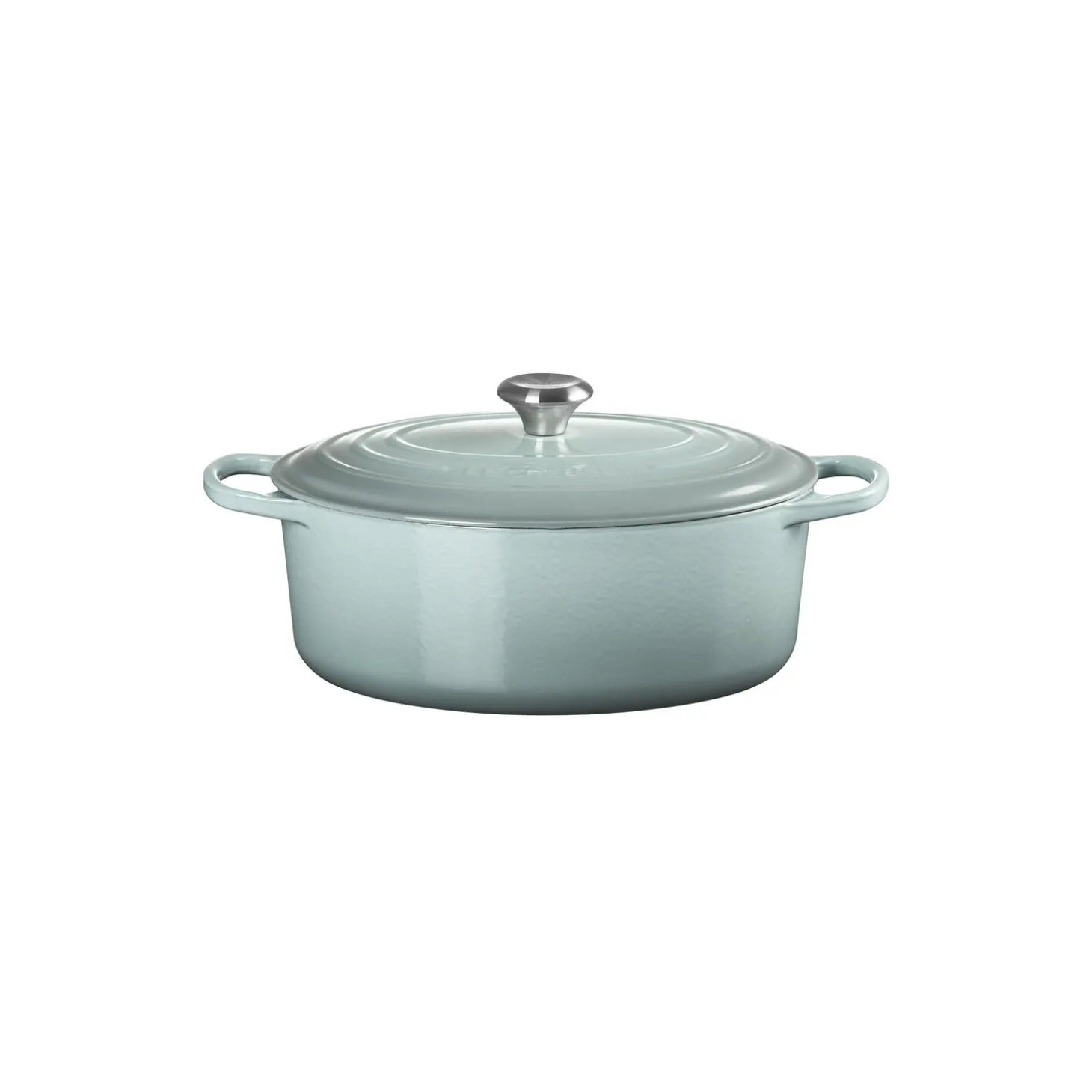 Signature støpejern oval gryte Ø 31 cm, sea salt