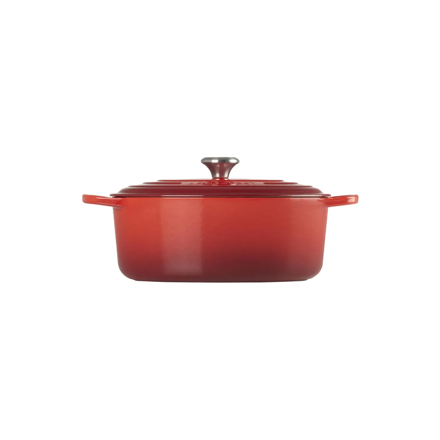 Signature støpejern oval gryte Ø 31 cm, cerise