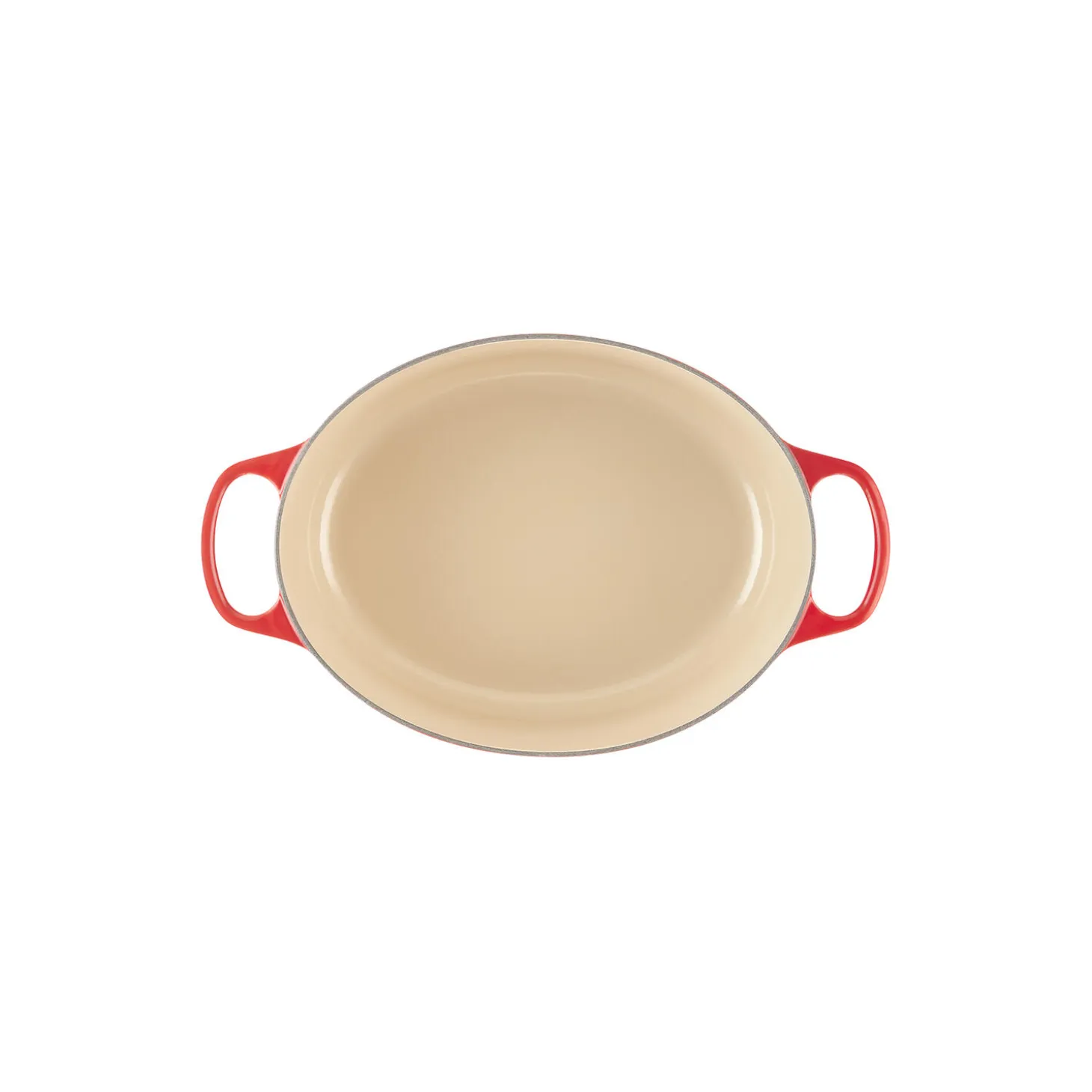 Signature støpejern oval gryte Ø 31 cm, cerise
