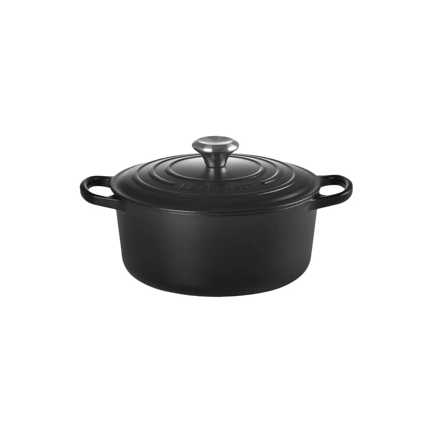 Signature støpejern rund gryte Ø 24 cm, matte black