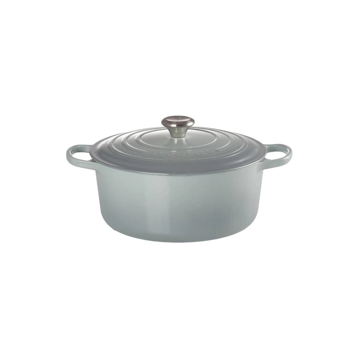 Signature støpejern rund gryte Ø 28 cm, sea salt