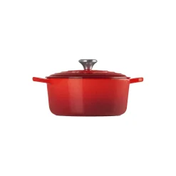 Signature støpejern rund gryte Ø 24 cm, cerise