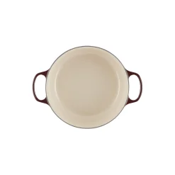 Signature støpejern rund gryte Ø 28 cm, garnet