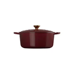 Signature støpejern rund gryte Ø 28 cm, garnet