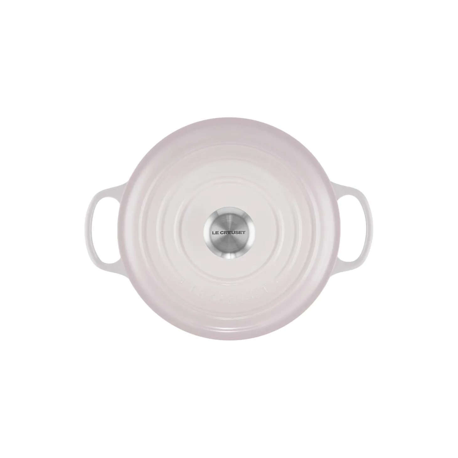Signature støpejern rund gryte Ø 24 cm, shell pink